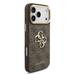 Guess PU Leather 4G Metal Logo Gold Frame kryt iPhone 18 Pro Max hnedý 57983131206