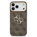 Guess PU Leather 4G Metal Logo Gold Frame kryt iPhone 18 Pro Max hnedý 57983131206