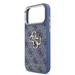 Guess PU Leather 4G Metal Logo Gold Frame kryt iPhone 18 Pro Max modrý 57983131204