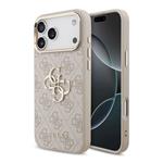 Guess PU Leather 4G Metal Logo Gold Frame kryt iPhone 18 Pro Max ružový 57983131208