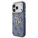 Guess PU Leather 4G Metal Logo Gold Frame kryt iPhone 18 Pro modrý 57983131203