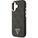 Guess PU Leather 4G Strass Triangle Logo Gold Frame MagSafe kryt iPhone 17 čierny 57983127106
