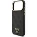 Guess PU Leather 4G Strass Triangle Logo Gold Frame MagSafe kryt iPhone Pro 17 čierny 57983127112