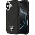 Guess PU Leather Triangle Logo MagSafe kryt iPhone 17 čierny 57983127058