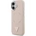 Guess PU Leather Triangle Logo MagSafe kryt iPhone 17 ružový 57983127059