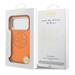 Guess PU Perforated 4G Logo MagSafe kryt iPhone 17 Pro Max oranžový 57983129035
