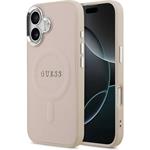 Guess PU Saffiano MagSafe kryt iPhone 17 ružový 57983127067