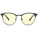 GUNNAR kancelářské brýle APEX / obroučky v barvě ONYX / jantarová skla APX-11501