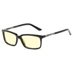 GUNNAR kancelářské dioptrické brýle HAUS READER / obroučky v barvě ONYX / jantarová skla / dioptrie +2,0 HAU-00101-2.0