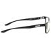 GUNNAR kancelářské dioptrické brýle VERTEX READER / obroučky v barvě ONYX / čirá skla / dioptrie +2,5 VER-00109-2.5