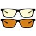 GUNNAR kancelářske/herní brýle 2-PACK VERTEX ONYX * jantárová + jantárová MAX skla* BLF 65 BUN-00043 / VER-00101+VER-001