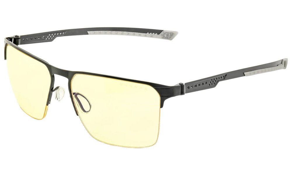 GUNNAR kancelářske/herní brýle ECHO ONYX jantarová skla BLF 65 GUNNAR focus ECH-00101