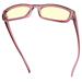 GUNNAR kancelářske/herní brýle ELIN PLUM CRYSTAL jantarová skla BLF 65 GUNNAR focus ELI-02601
