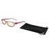 GUNNAR kancelářske/herní brýle ELIN PLUM CRYSTAL jantarová skla BLF 65 GUNNAR focus ELI-02601