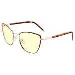 GUNNAR kancelářske/herní brýle ERIKA COFFEE/GOLD jantarová skla BLF 65 GUNNAR focus ERI-02901