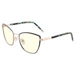 GUNNAR kancelářske/herní brýle ERIKA INDIGO/GOLD čirá skla BLF 35 GUNNAR focus ERI-01609