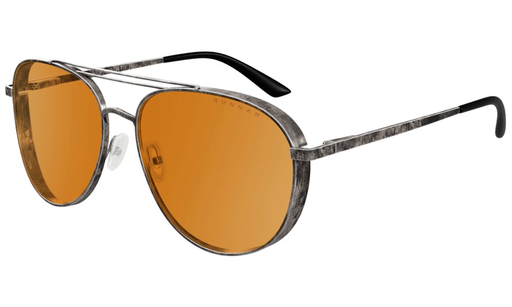 GUNNAR kancelářske/herní brýle FALLOUT BROTHERHOOD OF STEEL /GUNMETAL/ * jantárová skla MAX * BLF 98 * GUNNAR FAL-05012