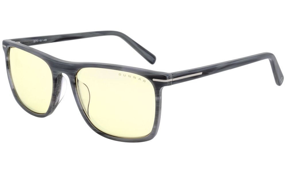 GUNNAR kancelářske/herní brýle HAYWARD TEAK jantarová skla BLF 65 GUNNAR focus HAY-02201