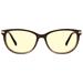 GUNNAR kancelářske/herní brýle INGRID COCOA FADE CRYSTAL jantarová skla BLF 65 GUNNAR focus ING-02501