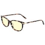 GUNNAR kancelářske/herní brýle INGRID PINK FLOWER jantarová skla BLF 65 GUNNAR focus ING-02401