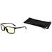 GUNNAR kancelářske/herní brýle MAMMOTH ONYX jantarová skla BLF 65 GUNNAR focus MAM-00101