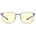 GUNNAR kancelářske/herní brýle MONTEREY GUNMETAL jantarová skla BLF 65 GUNNAR focus MON-05301