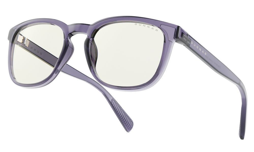 GUNNAR kancelářske/herní brýle OAKLAND CRYSTAL DUSK* čirá skla * BLF 35 * GUNNAR focus OAK-03109