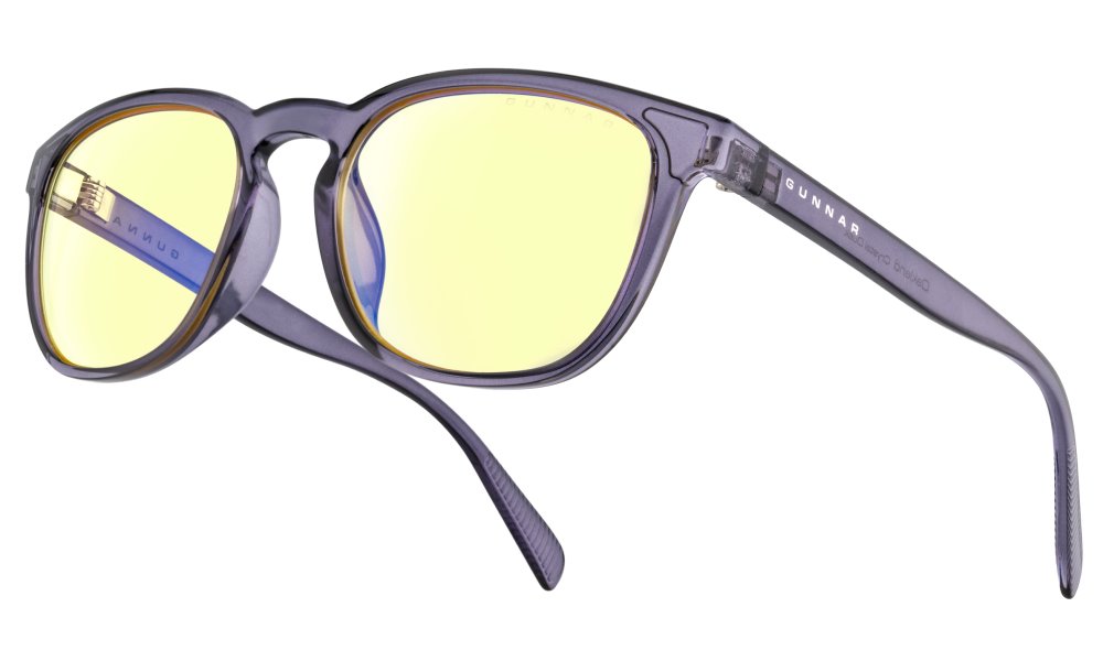 GUNNAR kancelářske/herní brýle OAKLAND CRYSTAL DUSK* jantarová skla * BLF 65 * GUNNAR focus OAK-03101