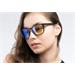 GUNNAR kancelářske/herní brýle OAKLAND ONYX * jantárová skla * BLF 65 * GUNNAR focus OAK-00101