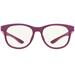 GUNNAR kancelářske/herní brýle RUSH KIDS SMALL (4-8) MAGENTA čirá skla BLF 35 NATURAL focus RUS-09609