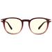 GUNNAR kancelářske/herní brýle SOFIA GARNET FADE CRYSTAL čirá skla BLF 35 GUNNAR focus SOF-02209