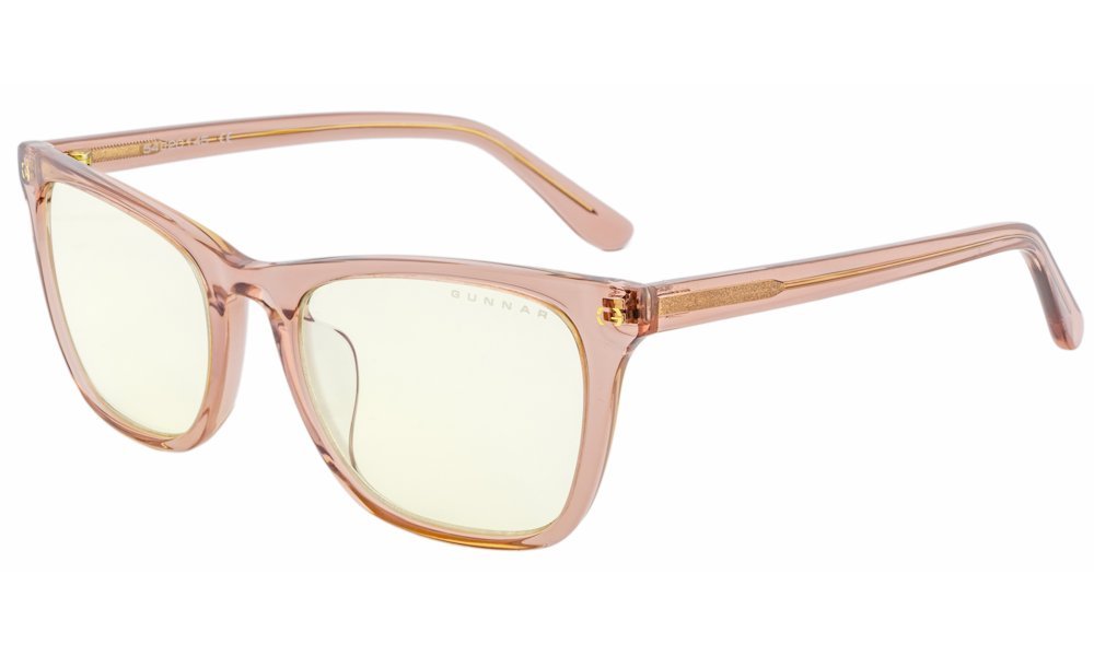 GUNNAR kancelářske/herní dioptrické brýle TINDRA READER ROSE LATTE * čirá skla * BLF 35 * dioptrie +2.5 TIN-02409-2.50