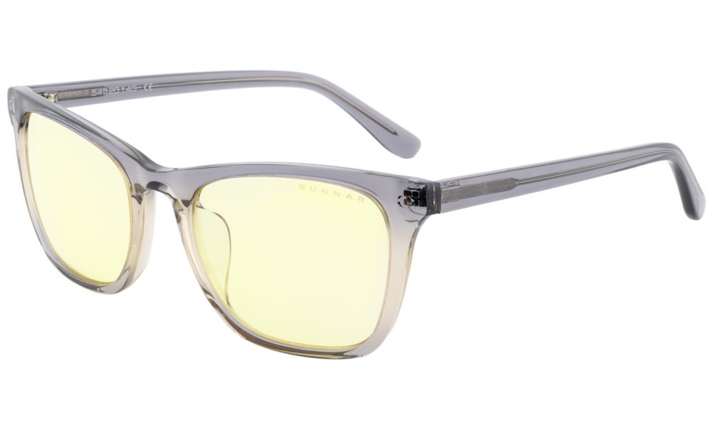 GUNNAR kancelářske/herní dioptrické brýle TINDRA READER SMOKY QUARTZ jantarováskla * BLF 65 * dioptrie + TIN-03401-2.50