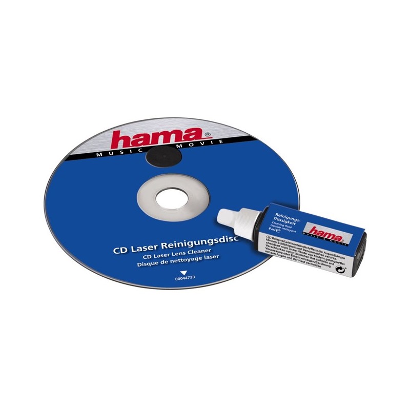 HAMA CD čisticí disk s čisticí kapalinou 44733
