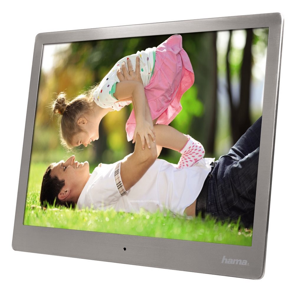 Hama digitálny fotorámček Steel Premium, 24,64 cm (9,7"), strieborný 95276