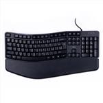 Hama ergonomická klávesnica EKC-400, odnímateľná podložka pod zápästie 182630