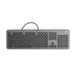 HAMA klávesnice KC-700/ drátová/ USB/ CZ+SK/ antracitová/černá 182652
