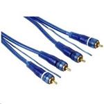 Hama RCA (phono) Cable, 2 RCA Plugs - 2 RCA Plugs, with remote, 5m, blue 62417