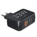 Hama rychlá síťová USB nabíječka 4x USB (1x QC), 33 W 201629