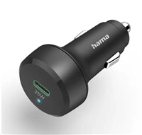 Hama rychlá USB nabíječka do vozidla, USB-C PD/QC 25 W 201638