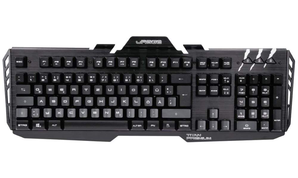 HAMA uRage gamingová klávesnice Cyberboard/ Premium/ drátová/ podsvícená/ USB/ CZ+SK/ černá 113755
