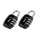 Hama zámok s numerickým kódom na batožinu, čierny, 2 ks 105317