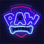 Hanging neon LED Paw Patrol on plexiglass - Logo OW-130146 GSM189318
