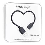 Happy Plugs kabel Lightning to USB Charge/Sync (2.0m) - Black 9904