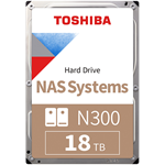 HDD TOSHIBA NAS N300 3.5", 18TB, 1024MB, SATA 6.0 Gbps, 7200 rpm BULK MN11ACA18TS