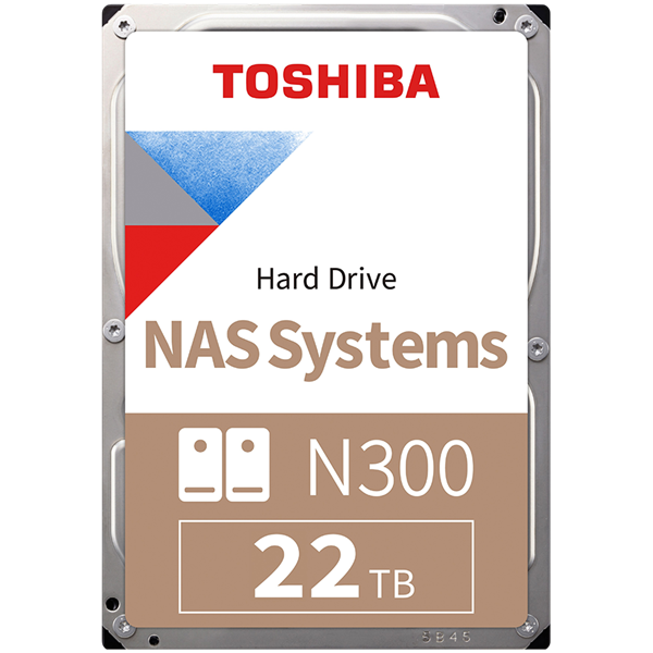 HDD TOSHIBA NAS N300 3.5", 22TB, 1024MB, SATA 6.0 Gbps, 7200 rpm HDWG82CUZSVA