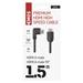 HDMI 2.0 high speed kábel A vidlica – A vidlica 90° 1,5m 8592920107928
