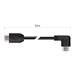 HDMI 2.0 high speed kábel A vidlica – A vidlica 90° 5m 8592920107942