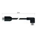 HDMI 2.0 high speed kábel A vidlica – A vidlica 90° 5m 8592920107942