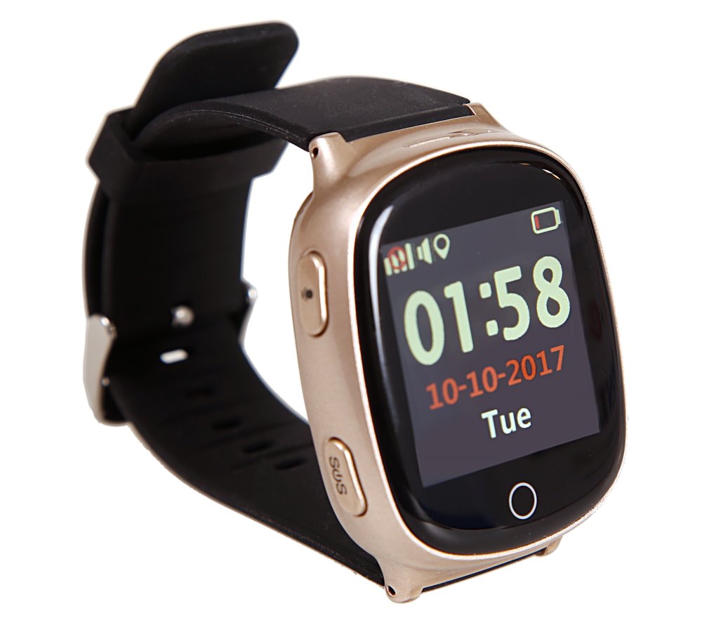HELMER GPS lokátor LK 705 umístěný v chytrých hodinkách pro seniory/ volací hodinky/ vodotěsné/ dotykový d Helmer LK 705